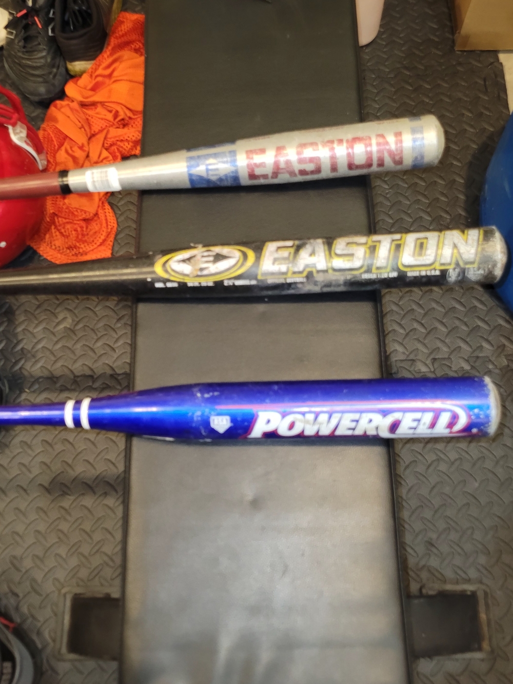 Easton Blue Powercell Baseball Bat - Durable Aluminum Training Bat